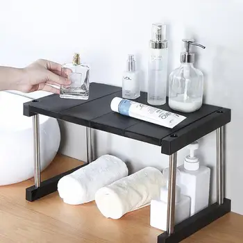 1PC Kitchen Folding High Quality Double Layer Storage Rack Flavoring Shelf Organizer for Kitchen Practical Tool 41*26*24cm
1PC Kitchen Folding High Quality Double Layer Storage Rack Flavoring Shelf Organizer for Kitchen Practical Tool 41*26*24cm