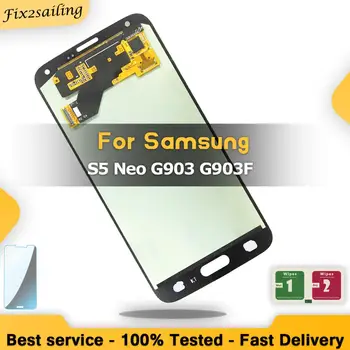 100% Tested Super AMOLED LCD For Samsung Galaxy S5 Neo G903 G903F LCD Screen Replacement Digitizer Assembly free shipping
100% Tested Super AMOLED LCD For Samsung Galaxy S5 Neo G903 G903F LCD Screen Replacement Digitizer Assembly free shipping