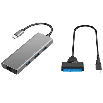 10Gbps Type C USB 3.1 to Sata Iii Hdd Ssd Hard Drive Adapter Cable & Type-C Docking Station Gigabit Network Port Hub
10Gbps Type C USB 3.1 to Sata Iii Hdd Ssd Hard Drive Adapter Cable & Type-C Docking Station Gigabit Network Port Hub