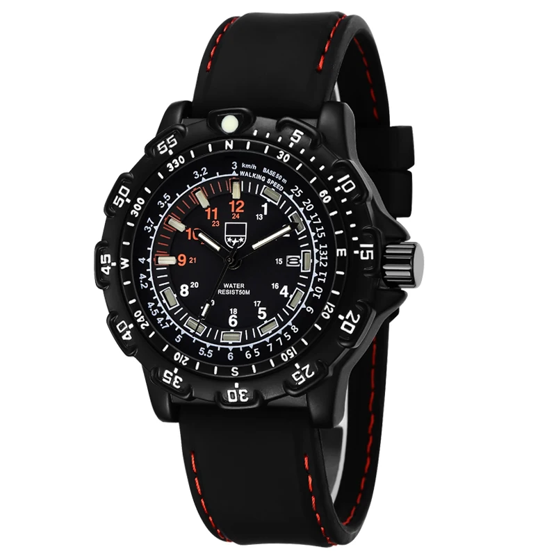 New Men's Multi-functional Luminous Quartz Watch Waterproof Wristwatch with Silicone Strap DOM668
New Men's Multi-functional Luminous Quartz Watch Waterproof Wristwatch with Silicone Strap DOM668