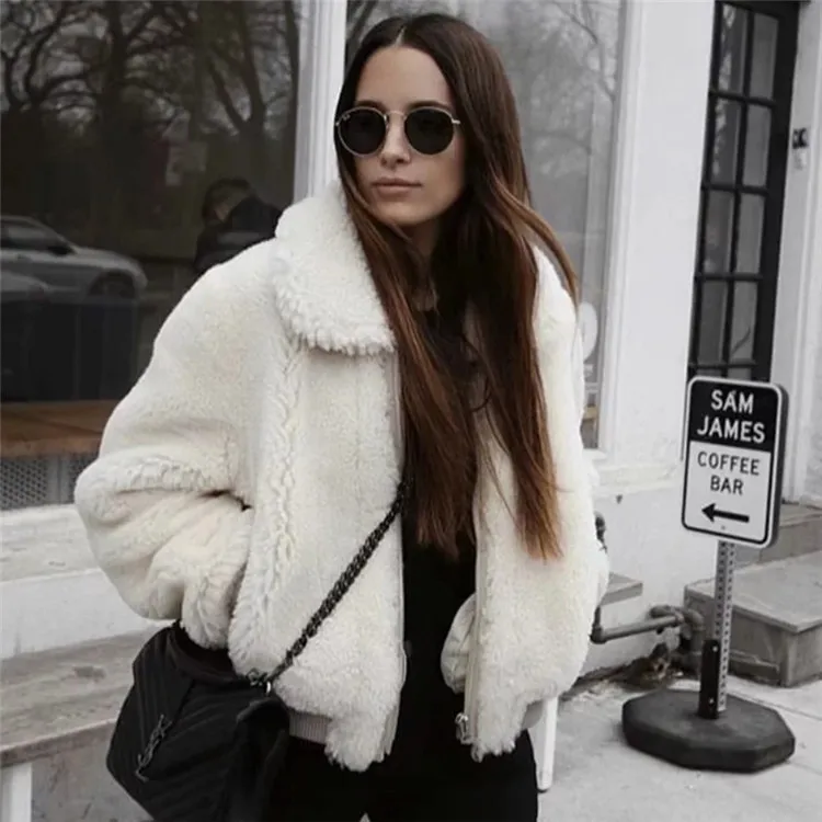 WOMEN'S Dress 2019 Autumn And Winter New Style Europe And America Imitation Rabbit Fur Thick Short Zip-up Jacket Fold-down Colla
WOMEN'S Dress 2019 Autumn And Winter New Style Europe And America Imitation Rabbit Fur Thick Short Zip-up Jacket Fold-down Colla