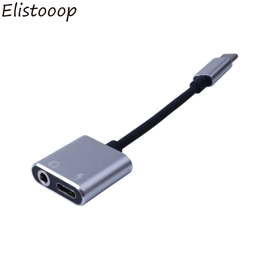Elistooop USB Type-C Audio charging cable 2 in 1 Type C to 3.5 Earphone audio cable Adapter for Listening Music/Charging
Elistooop USB Type-C Audio charging cable 2 in 1 Type C to 3.5 Earphone audio cable Adapter for Listening Music/Charging