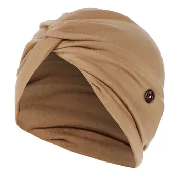 Women Muslim India Turban Cap Head Scarf with Button Tie Knot Front Hair Loss Cancer Chemo Hat Ear Protection Solid Color Beanie
Women Muslim India Turban Cap Head Scarf with Button Tie Knot Front Hair Loss Cancer Chemo Hat Ear Protection Solid Color Beanie