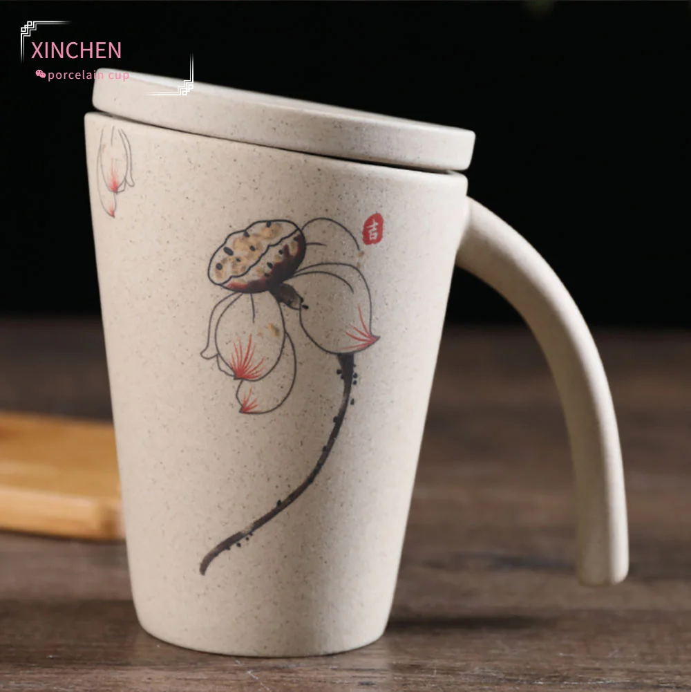 XINCHENCanecas Coffee Cup Mugs Coffee Cups Tasas De Cafe Cute Personalized Stoneware Cup Chinese Landscape Bamboo Lotus Milk
XINCHENCanecas Coffee Cup Mugs Coffee Cups Tasas De Cafe Cute Personalized Stoneware Cup Chinese Landscape Bamboo Lotus Milk