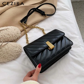 CEZIRA Retro Style Flap Chain Bag For Women Vegan Leather Crossbody Bag Ladies Luxury Shoulder PU Handbags Female Fashion Purses
CEZIRA Retro Style Flap Chain Bag For Women Vegan Leather Crossbody Bag Ladies Luxury Shoulder PU Handbags Female Fashion Purses