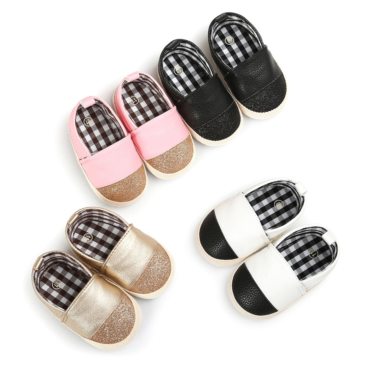 AA Infant Baby Shoes Leather Non-Slip Soft Sole Toddler First Walkers Slip-on Pre-Walker Shoes
AA Infant Baby Shoes Leather Non-Slip Soft Sole Toddler First Walkers Slip-on Pre-Walker Shoes