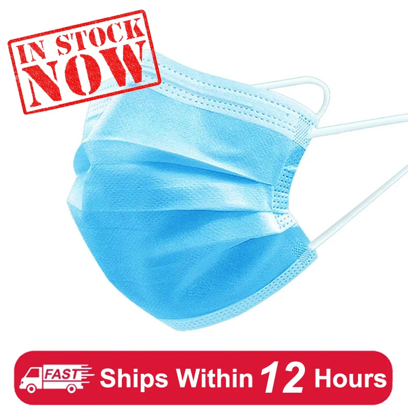 100Pcs Disposable Face Masks Anti Dust Mouth Mask Non Woven Protective 3 Layers Filter Earloops Masque Mascarillas De Protection
100Pcs Disposable Face Masks Anti Dust Mouth Mask Non Woven Protective 3 Layers Filter Earloops Masque Mascarillas De Protection