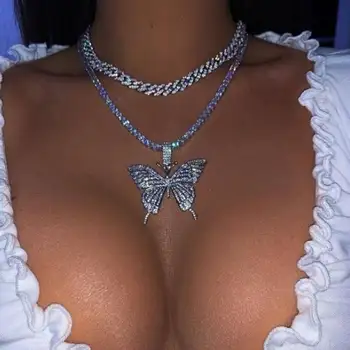 StoneFans Rhinestone Butterfly Necklace Jewelry Chain Chocker Pendants collares de moda 2020 Necklaces Jewelry for Fashion
StoneFans Rhinestone Butterfly Necklace Jewelry Chain Chocker Pendants collares de moda 2020 Necklaces Jewelry for Fashion
