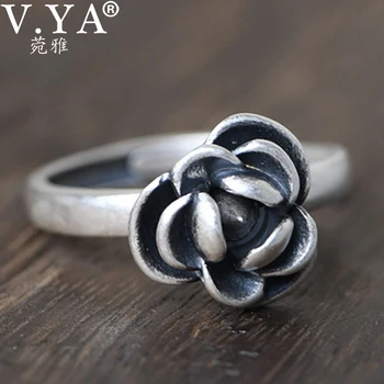 V.YA 990 Flower Vintage Party Rings for Women Silver Engagement Open Ring for Girl Party Best Gift Jewelry Anillos Adjustable
V.YA 990 Flower Vintage Party Rings for Women Silver Engagement Open Ring for Girl Party Best Gift Jewelry Anillos Adjustable
