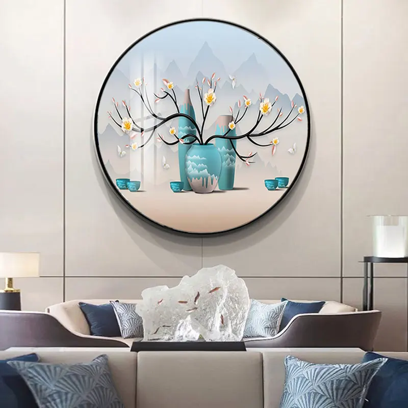 TT New Chinese Style Entrance Painting round Corridor Entrance Aisle Dining Room Wall Mural
TT New Chinese Style Entrance Painting round Corridor Entrance Aisle Dining Room Wall Mural