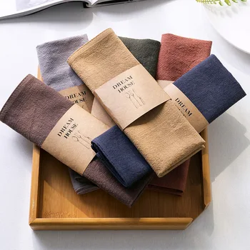 2pcs Cotton Linen Cloth Table Napkin Handkerchief Cloth for Diner Party Solid Cup Dishes Napkins Table Decorative Tea Towel
2pcs Cotton Linen Cloth Table Napkin Handkerchief Cloth for Diner Party Solid Cup Dishes Napkins Table Decorative Tea Towel
