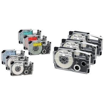 6 Pcs 6 Style 12Mm Label Tape Label Maker Tape & 3Pcs Transparent Black Style 9Mm Label Tape Label Maker Tape
6 Pcs 6 Style 12Mm Label Tape Label Maker Tape & 3Pcs Transparent Black Style 9Mm Label Tape Label Maker Tape
