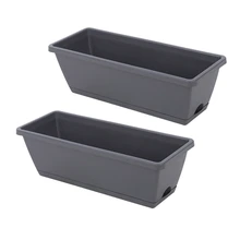2 Packs Self Watering Planters Rectangular Plant Pot, Modern Decorative Flower Pot/Window Box for All House Plants
2 Packs Self Watering Planters Rectangular Plant Pot, Modern Decorative Flower Pot/Window Box for All House Plants