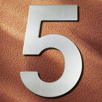 15cm House Number Sign #5 Huisnummer Outdoor Silver 6 inch.Door Numbers Plate Home Address Signage Numeros Casa Exterior Big
15cm House Number Sign #5 Huisnummer Outdoor Silver 6 inch.Door Numbers Plate Home Address Signage Numeros Casa Exterior Big