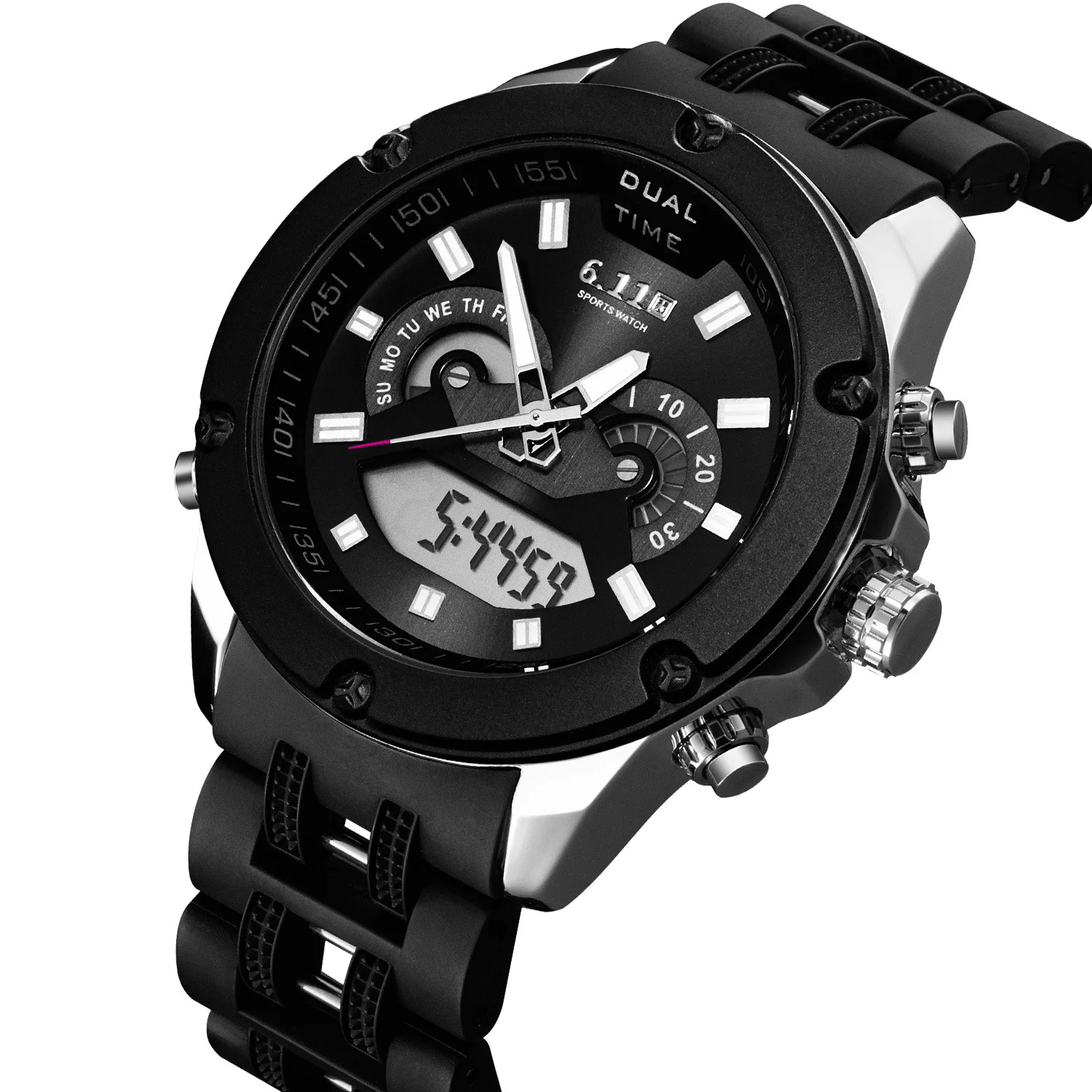 611 Watch Plastic Particles with Multi-functional Night Light Double Inserts Waterproof Outdoor Leather Belt Men's Watch
611 Watch Plastic Particles with Multi-functional Night Light Double Inserts Waterproof Outdoor Leather Belt Men's Watch