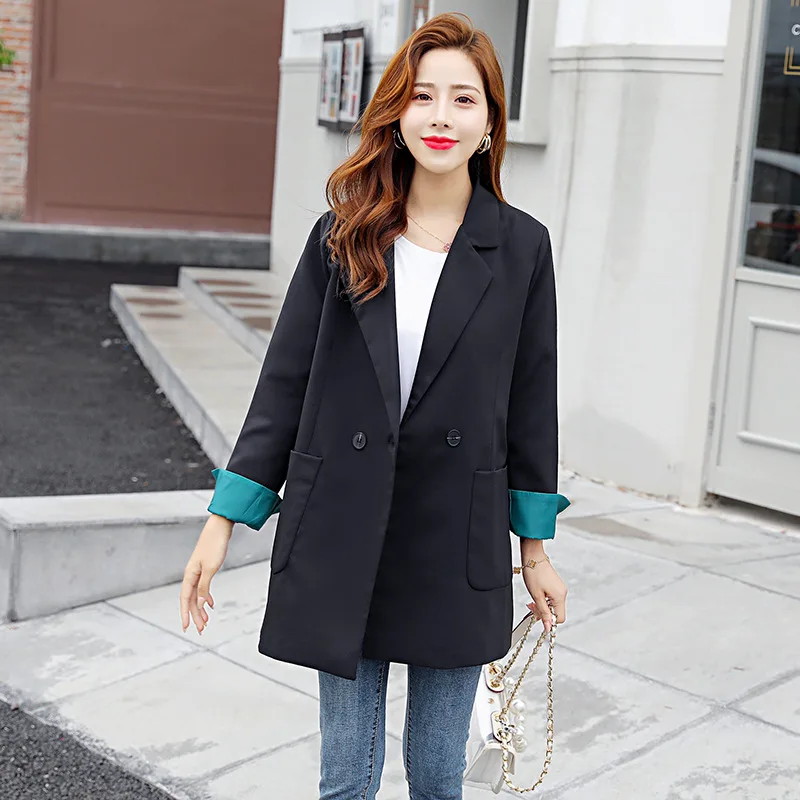Waist Hugging Slimming Lace-up Short-height Small Suit Women's Mid-length Korean-style 2019 Spring New Style Leisure Suit Coat
Waist Hugging Slimming Lace-up Short-height Small Suit Women's Mid-length Korean-style 2019 Spring New Style Leisure Suit Coat