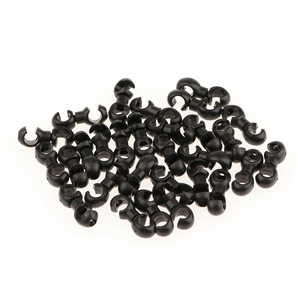 100 PCS Bike Cable Clips Bicycle Rotating S-Hook Clips Brake Cable Fixing Holder 100 PCS Bike Cable Clips Bicycle Rotating S-Hook Clips Brake Cable Fixing Holder