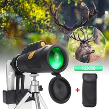 12x50 Powerful Monocular Telescope With SmartPhone Holder Suitable For Hiking Camping Equipment Tourism Spyglass
12x50 Powerful Monocular Telescope With SmartPhone Holder Suitable For Hiking Camping Equipment Tourism Spyglass