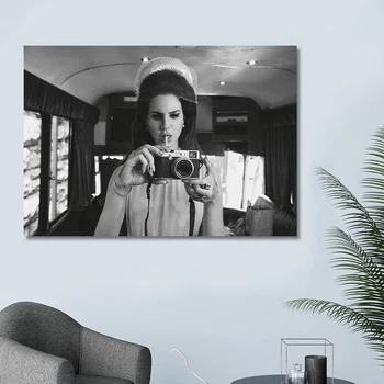 Canvas Painting Print Modular Poster Wall Artwork Black White Portrait Of Characters Lana Del Rey HD Pictures Bedroom Home Decor
Canvas Painting Print Modular Poster Wall Artwork Black White Portrait Of Characters Lana Del Rey HD Pictures Bedroom Home Decor