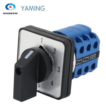 LW26-20/3 DIY Control Circuit Motor 1-5 Positions Universal Three-section 5-wire Switching Combination 20A Rotary Cam Switch
LW26-20/3 DIY Control Circuit Motor 1-5 Positions Universal Three-section 5-wire Switching Combination 20A Rotary Cam Switch