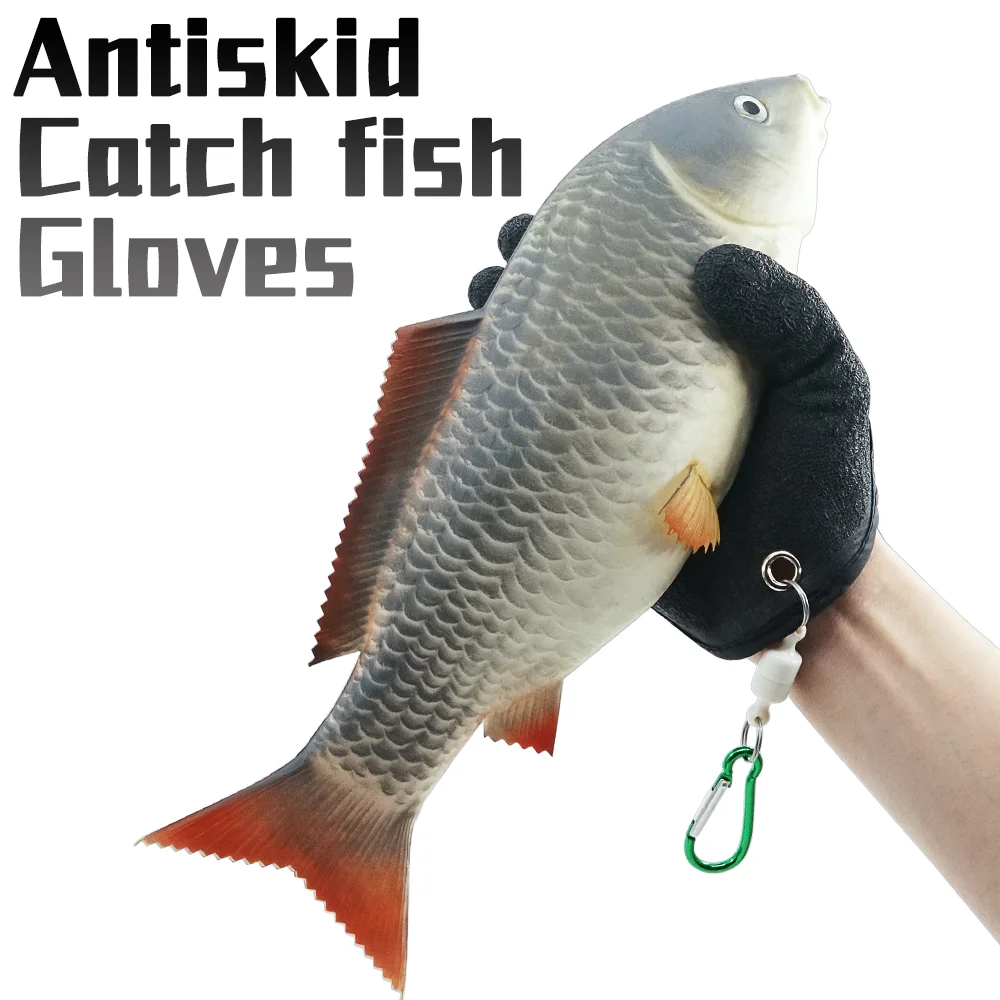 Fishing Catching Gloves Antiskid Protect Hand from Puncture Scrapes Waterproof Fisherman Professional Catch Fish and with Magnet
Fishing Catching Gloves Antiskid Protect Hand from Puncture Scrapes Waterproof Fisherman Professional Catch Fish and with Magnet