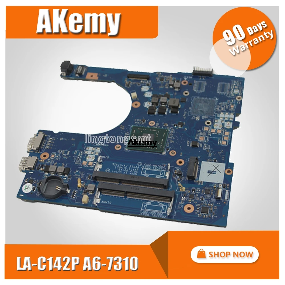 For DELL Inspiron 5555 5755 Laptop Motherboard A6-7310 CPU CN-0THKRW 0THKRW AAL12 LA-C142P MAIN BOARD
For DELL Inspiron 5555 5755 Laptop Motherboard A6-7310 CPU CN-0THKRW 0THKRW AAL12 LA-C142P MAIN BOARD