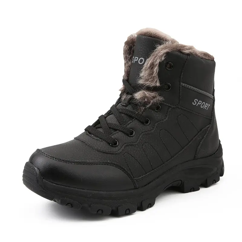 2020 Winter Boots Quality Waterproof Leather Outdoor Men Boots Fur Ankle Boots Plush Snow Boots
2020 Winter Boots Quality Waterproof Leather Outdoor Men Boots Fur Ankle Boots Plush Snow Boots