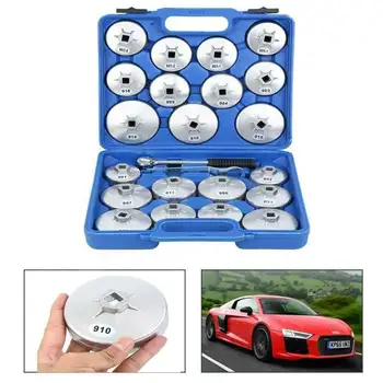 Flute Aluminum Cap Oil Filter Wrench Socket 23PCS Case Change Remover Tool Set FOR Toyota Lexus KIA Ford Volkswagen Mazda Honda
Flute Aluminum Cap Oil Filter Wrench Socket 23PCS Case Change Remover Tool Set FOR Toyota Lexus KIA Ford Volkswagen Mazda Honda