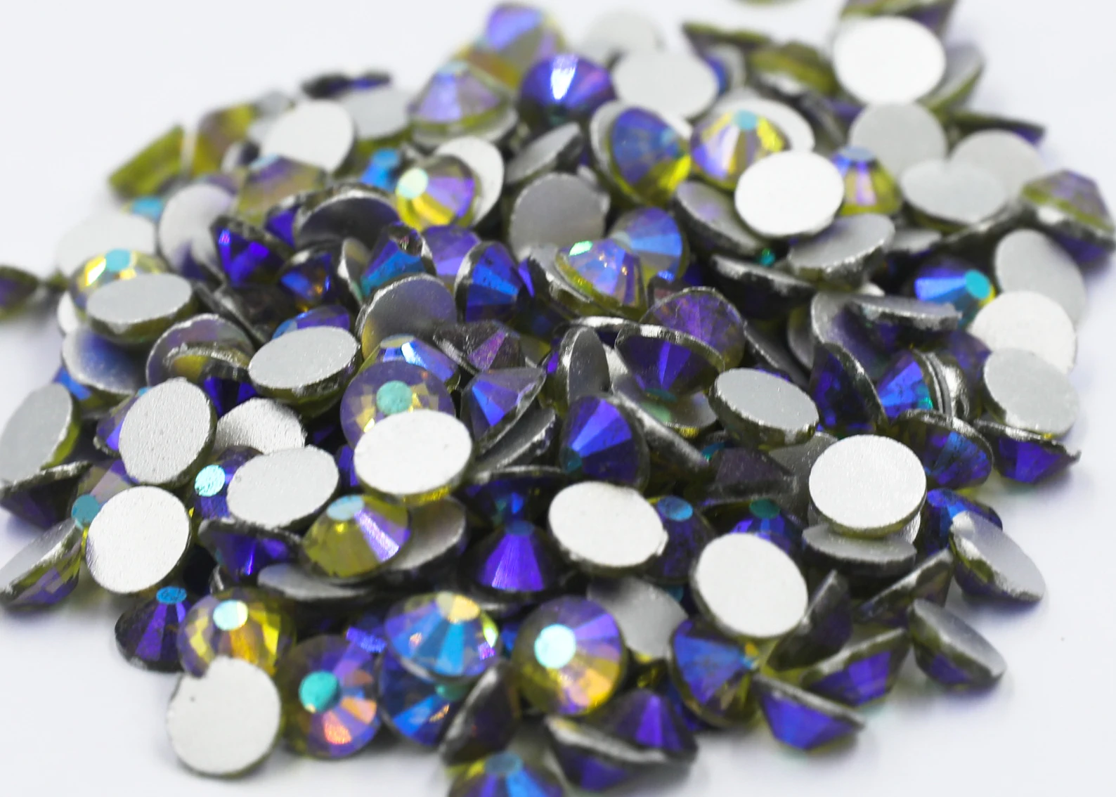 

Olivine AB SS3~SS30 Non Hotfix Rhinestone стразы Flatback Glass Stone Nail Rhinestones Diamond For DIY Nail Decorations