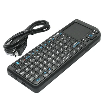 Portable Mini Wireless Bluetooth Keyboard 2.4G Controller with Built-in Presspad Mouse for PC Notebook Smart TV Box
Portable Mini Wireless Bluetooth Keyboard 2.4G Controller with Built-in Presspad Mouse for PC Notebook Smart TV Box
