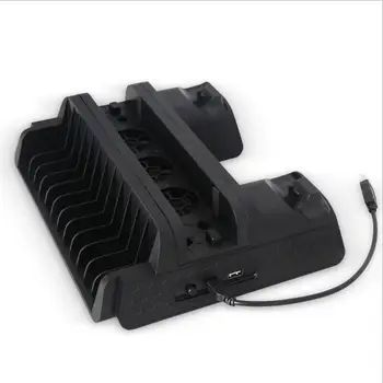For PS4/PS4 Slim/PS4 Pro Vertical Stand with Cooling Fan Dual Controller Charger Charging Station For SONY Playstation 4 Cooler
For PS4/PS4 Slim/PS4 Pro Vertical Stand with Cooling Fan Dual Controller Charger Charging Station For SONY Playstation 4 Cooler