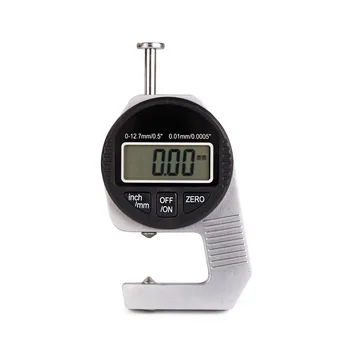 Mini 0.01mm Digital Thickness Gauge Meter 0-12.7mmmm Large LCD Electronic Dial Indicator Sponge Thickness Measure Tool
Mini 0.01mm Digital Thickness Gauge Meter 0-12.7mmmm Large LCD Electronic Dial Indicator Sponge Thickness Measure Tool