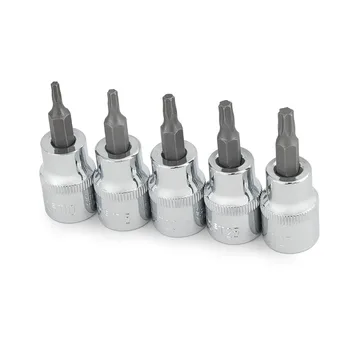 Top Quality 30Pcs Security Star Torx Socket Bit Set Tamper Proof Ratchet Screwdriver Set 1/4" 3/8" 1/2" Chrome Vanadium Steel
Top Quality 30Pcs Security Star Torx Socket Bit Set Tamper Proof Ratchet Screwdriver Set 1/4" 3/8" 1/2" Chrome Vanadium Steel