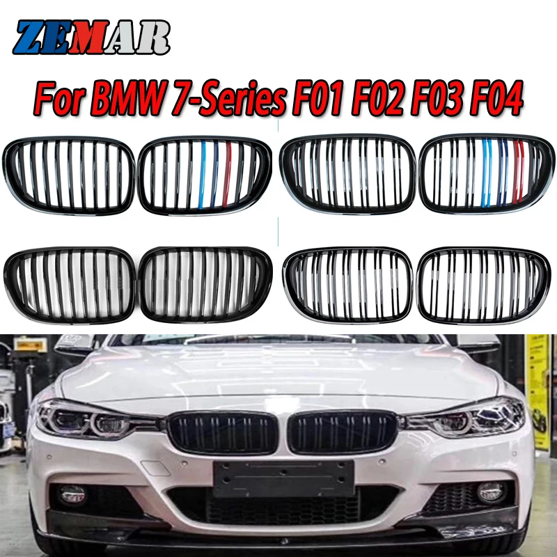 ZEMAR Front Bumper Racing Grills Kidney Grilles For BMW 7 Series F01 F02 F03 F04 2008-2014 M Power Performance Sport Accessories
ZEMAR Front Bumper Racing Grills Kidney Grilles For BMW 7 Series F01 F02 F03 F04 2008-2014 M Power Performance Sport Accessories