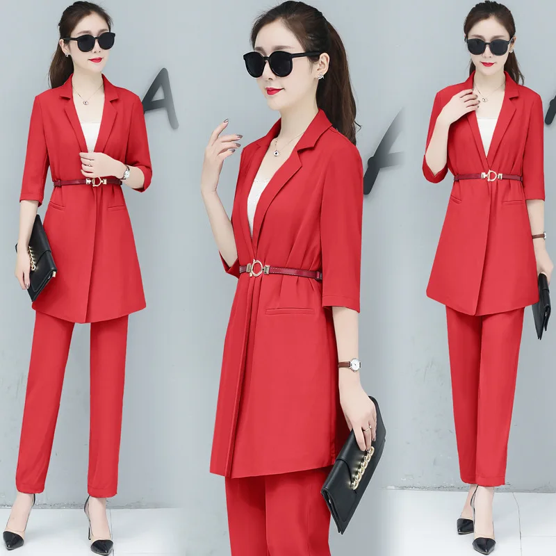 Ozhouzhan Spring Clothing Women's 2019 New Style Pink Small Suit Two-Piece Set Western Style Fashion Elegant Online Celebrity Se
Ozhouzhan Spring Clothing Women's 2019 New Style Pink Small Suit Two-Piece Set Western Style Fashion Elegant Online Celebrity Se