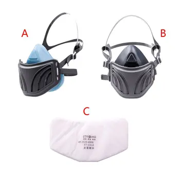 Dustproof Mouth Mask Industrial Protective Half Face Cover Anti Gas Breathable Respirator Replaceable Cotton Mask Filter
Dustproof Mouth Mask Industrial Protective Half Face Cover Anti Gas Breathable Respirator Replaceable Cotton Mask Filter