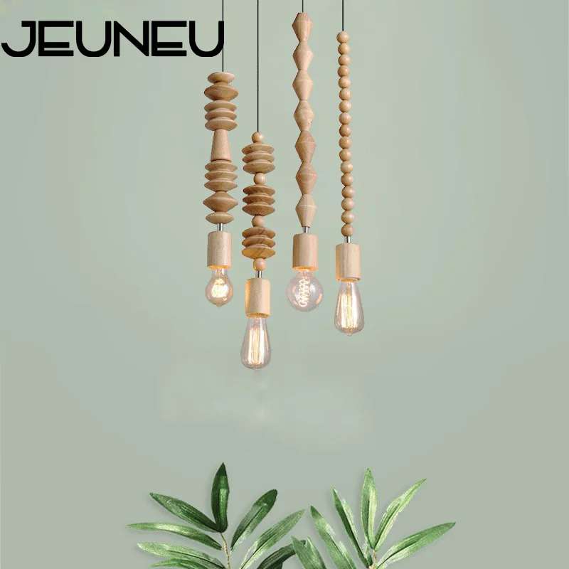 Modern Pendant Light LED E27 Retro Style Nature Oak Wooden Geometric Beads Pendant Lamp String Droplight Hanging Light Fixture
Modern Pendant Light LED E27 Retro Style Nature Oak Wooden Geometric Beads Pendant Lamp String Droplight Hanging Light Fixture