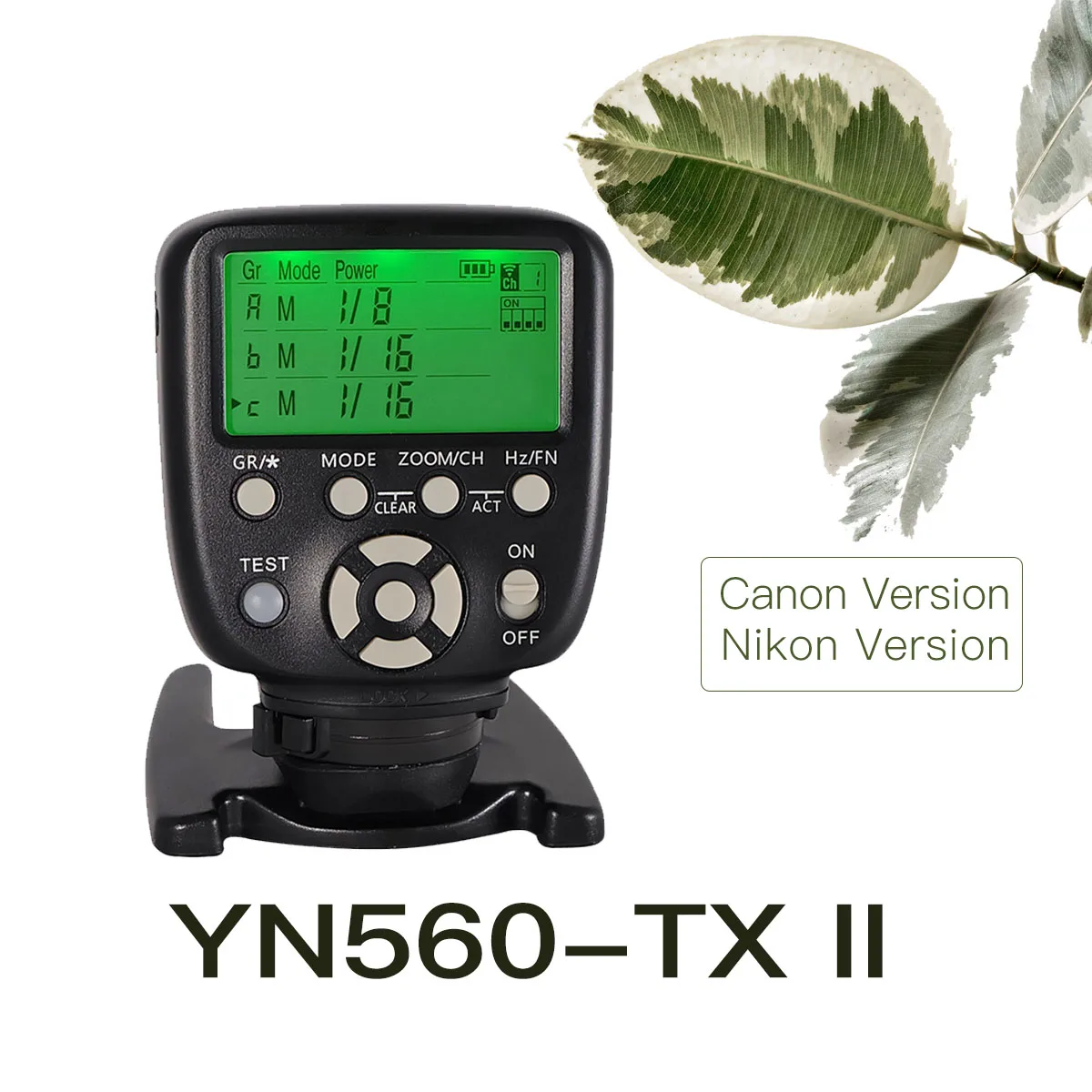 

YONGNUO YN560-TX II Wireless Flash Trigger Controller Trasmitter for YN-560III YN560IV RF-602 RF-603 II for Canon Nikon