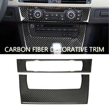 Car styling accessories For BMW 3 Series E90 E92 E93 Interior Trim Carbon Fiber Air conditioning CD control panel decoration 
Car styling accessories For BMW 3 Series E90 E92 E93 Interior Trim Carbon Fiber Air conditioning CD control panel decoration