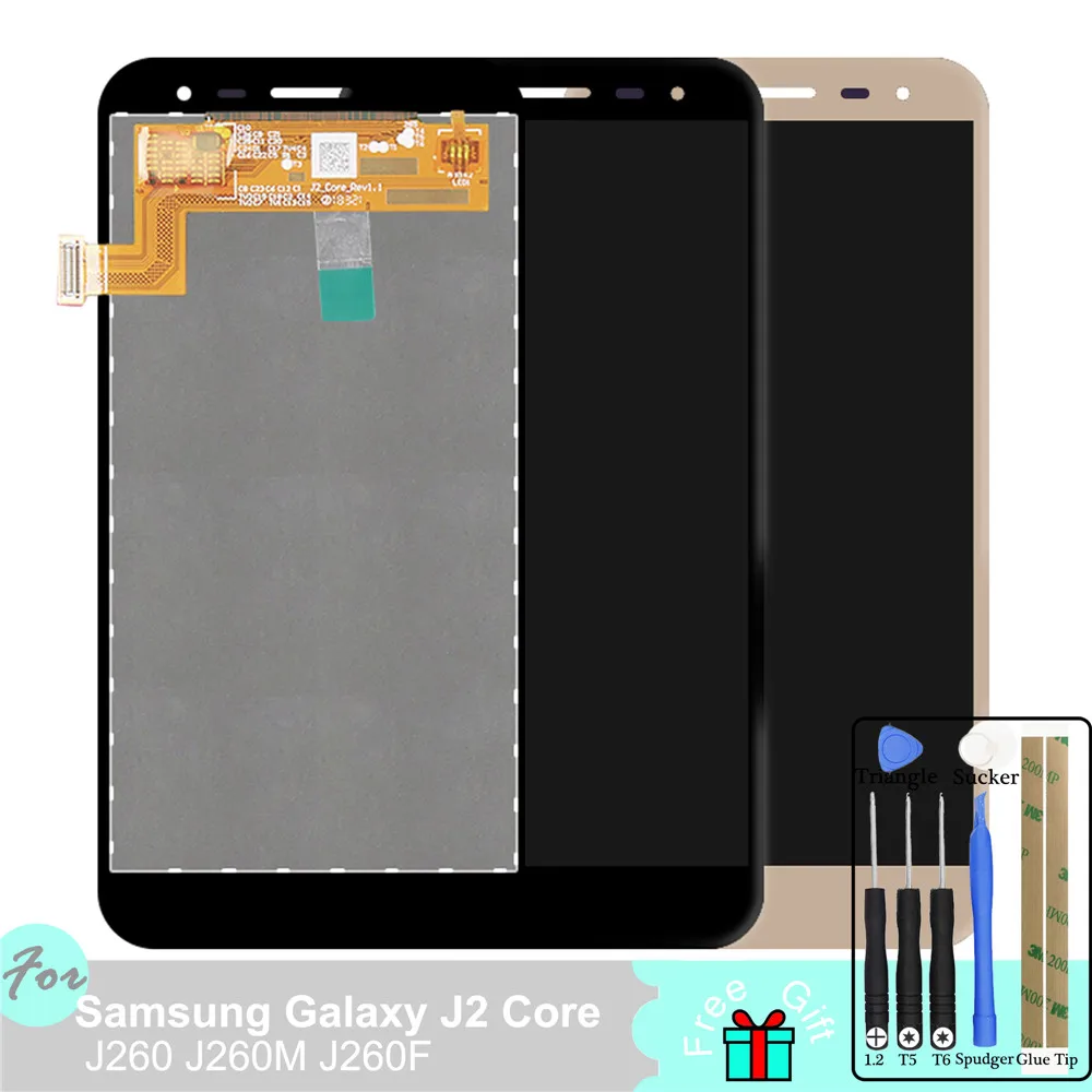 J260F LCD Displays For Samsung Galaxy J2 Core J260 J260M Touch Screen Digitizer Assembly Replacement
J260F LCD Displays For Samsung Galaxy J2 Core J260 J260M Touch Screen Digitizer Assembly Replacement