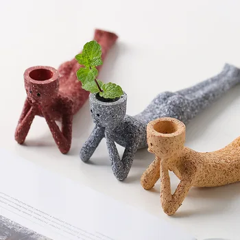 Humanoid Resin Flower Pot Creative Crafts Vase Home Decoration Home Decoration Personality Gift Home Desk Table Ornaments
Humanoid Resin Flower Pot Creative Crafts Vase Home Decoration Home Decoration Personality Gift Home Desk Table Ornaments