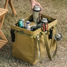 Outdoor Oxford Cloth Camping Tools Storage Bag Large Capacity Handbag Folding Thermal Drink Carrier Lunch Box
Outdoor Oxford Cloth Camping Tools Storage Bag Large Capacity Handbag Folding Thermal Drink Carrier Lunch Box