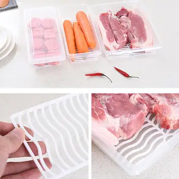 Multifunctional Rectangle Refrigerator Storage Box Drain Design With Seal Lid Kitchen Container Store Meat Noodles Vegetables
Multifunctional Rectangle Refrigerator Storage Box Drain Design With Seal Lid Kitchen Container Store Meat Noodles Vegetables
