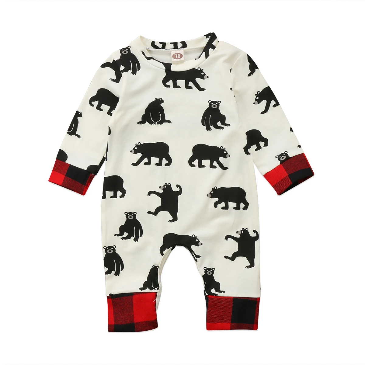 

Baby Clothes 2019 Bear Happy Xmas Newborn Kid Baby Boy Girl Christmas Clothes Jumpsuit Romper Playsuit Outfits