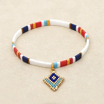 Go2boho Bracelets Miyuki Tila Bracelet For Women Glass Beads Hot Pattern Summer Beach Boho Jewelry Pulsera Mujer Stretch Bangles
Go2boho Bracelets Miyuki Tila Bracelet For Women Glass Beads Hot Pattern Summer Beach Boho Jewelry Pulsera Mujer Stretch Bangles