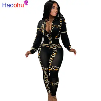 Autumn Women Leopard Print Splicing Turn-down Neck Long Sleeve Jumpsuit Bodycon Sexy Night Club Party Skinny Romper Playsuits
Autumn Women Leopard Print Splicing Turn-down Neck Long Sleeve Jumpsuit Bodycon Sexy Night Club Party Skinny Romper Playsuits