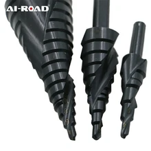 MetalCone Triangle Shank Hole Metal drills 4-12/20/32mm HSS Cobalt Step Drill Bit Set Nitrogen High Speed Steel Spiral DrillBits
MetalCone Triangle Shank Hole Metal drills 4-12/20/32mm HSS Cobalt Step Drill Bit Set Nitrogen High Speed Steel Spiral DrillBits