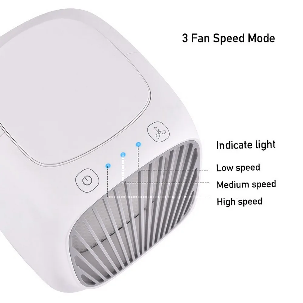 Air Cooler Three Gears USB Mini Air Conditioner Multi-function Humidifier Purifier Desktop Air Cooler Fan Water Tank Home 6
Air Cooler Three Gears USB Mini Air Conditioner Multi-function Humidifier Purifier Desktop Air Cooler Fan Water Tank Home 6