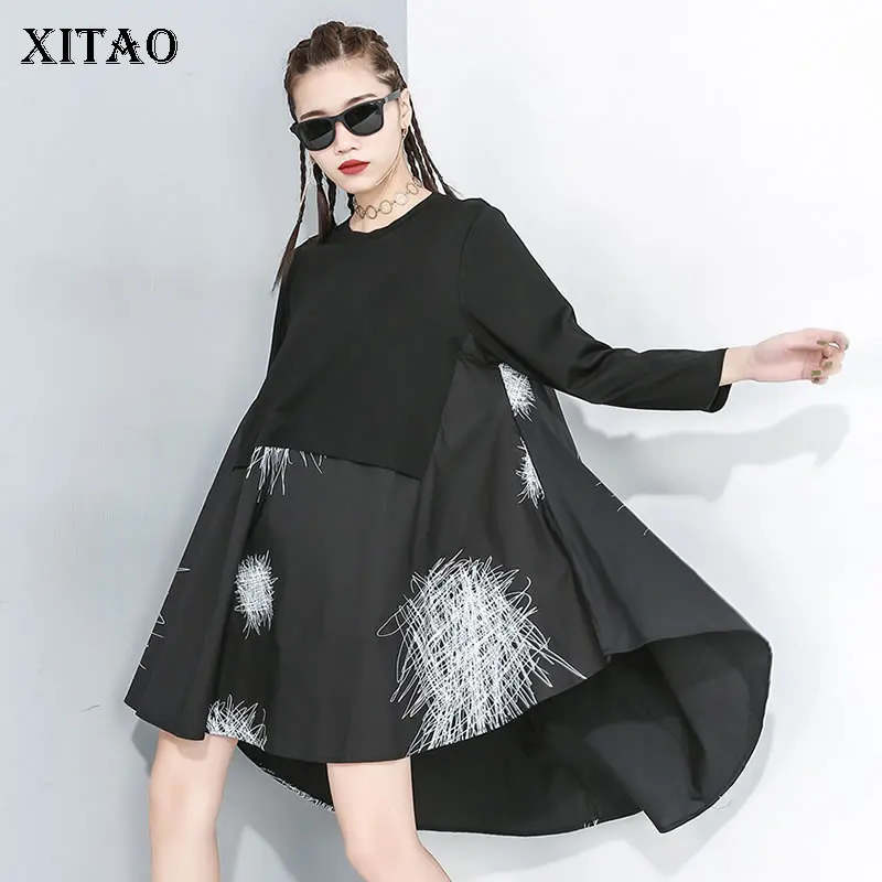 XITAO Print Pattern Dress Fashion New Women Irregular Pot Small Fresh Elegant Goddess Fan Full Sleeve Loose Dress XJ3493
XITAO Print Pattern Dress Fashion New Women Irregular Pot Small Fresh Elegant Goddess Fan Full Sleeve Loose Dress XJ3493