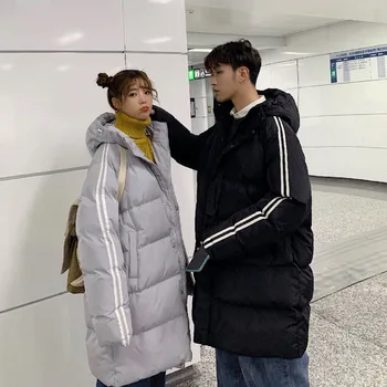 Winter New Coat Men's Warm Thick Fashion Parka Men Solid Color Casual Hooded Coat Street Wild Loose Long Cotton Jacket Male
Winter New Coat Men's Warm Thick Fashion Parka Men Solid Color Casual Hooded Coat Street Wild Loose Long Cotton Jacket Male